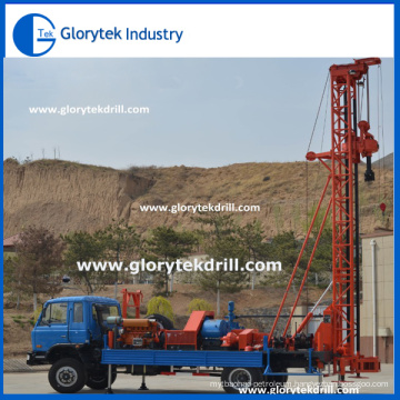 Chinese Truck Mounted Water Well Drilling Rig for Sale, Diesel Power, Electric Power